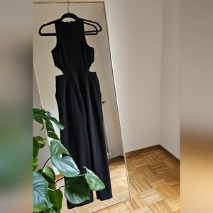 Express Black Cut Out Jumpsuit